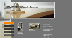 Desktop Screenshot of hotel-ambrosius.de